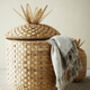 Braided Pineapple Storage Basket, thumbnail 1 of 2