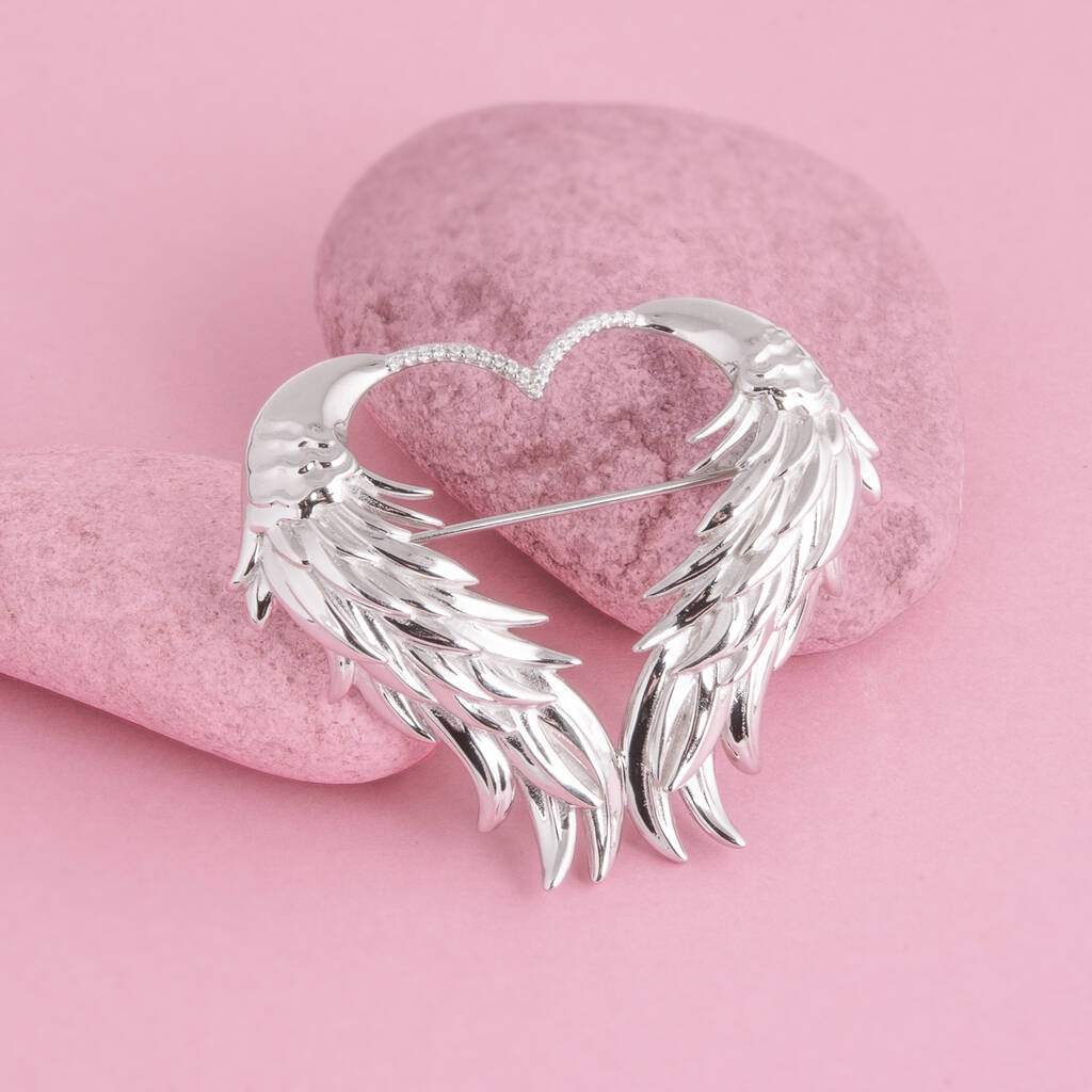 Luckenbooth Heart Sterling Silver Brooch, 1 of 3