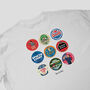 Golf Beer Mats Oversized T Shirt, thumbnail 2 of 10