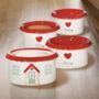 Cottage House Shaped Measuring Cups, thumbnail 1 of 5