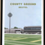 Contemporary Cricket Ground Print Gift, Framed Or Unframed, thumbnail 11 of 12