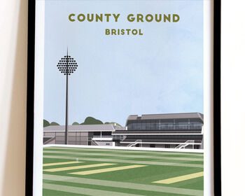 Contemporary Cricket Ground Print Gift, Framed Or Unframed, 11 of 12