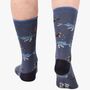 Men's Bamboo Socks Blue Scuba Diver, thumbnail 1 of 6