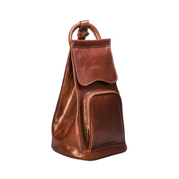 Italian Leather Backpack Handbag. 'The Carli', 5 of 11