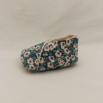 Handmade Eco Flower Baby Shoes, Baby Gift, 5 of 9