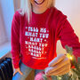 Tell Me What You Want 90's Christmas Jumper, thumbnail 1 of 4
