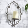 Grey Moroccan Wall Sconce, thumbnail 3 of 6