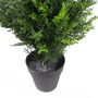 60cm Uv Protected Artificial Cedar Cypress Topiary, thumbnail 2 of 3
