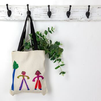 Personalised Child's Drawing Canvas Bag, 4 of 10