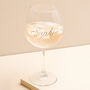 Personalised Gold Name Gin Glass, thumbnail 1 of 4