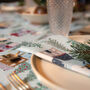 Luxury Designer Christmas Napkin Sets Snowy Day, thumbnail 2 of 3