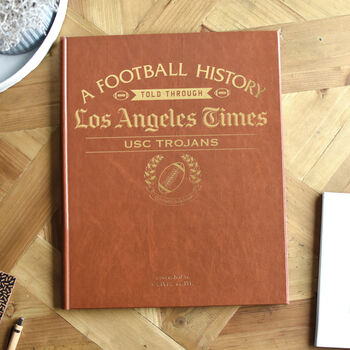 Usc Trojans College Football Personalised Gift Newspaper History Book, 5 of 12