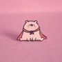 Super Pig Enamel Pin | Cute Pin Badges, thumbnail 4 of 5