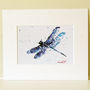 Dragonfly Print, Purple Dragonfly, thumbnail 1 of 2