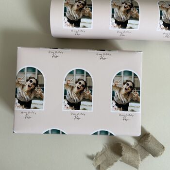 Personalised Photo Arch Wrapping Paper, 2 of 3
