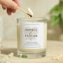 Engagement Candle Personalised Heart Engagement Gift, thumbnail 1 of 8