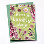 Pink Floral Birthday Or Anniversary Card, thumbnail 1 of 5
