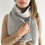 Knitted Lambswool Winter Scarf, thumbnail 1 of 5