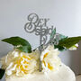 Acrylic Personalised Said Yes Cake Topper, thumbnail 2 of 5