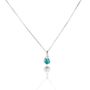 Celestial Tiara Charm With Turquoise Silver And Gold, thumbnail 1 of 4
