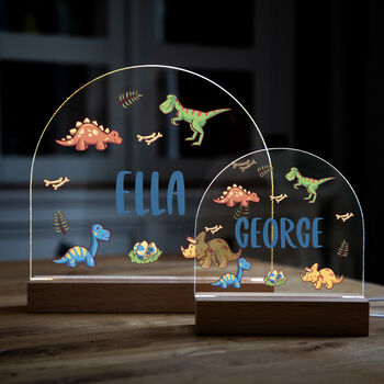 Personalised Dinosaur Night Light For Children, 4 of 7
