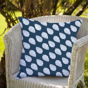 Beech Leaf Outdoor Cushion For Garden Furniture, 7 of 8