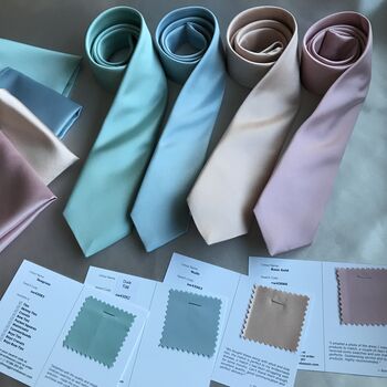 Wedding Tie Fabric Swatches, 2 of 12