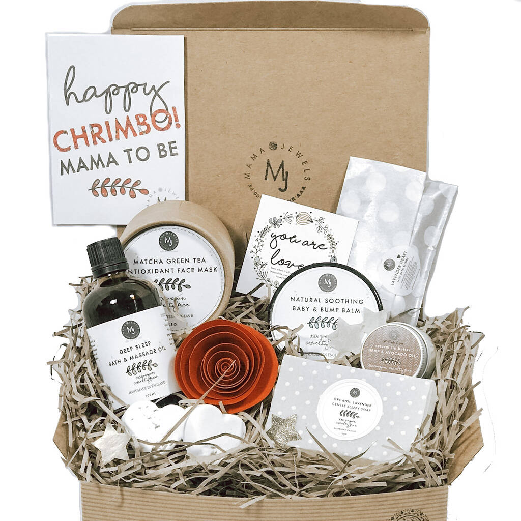 Vegan Christmas Mum To Be Pamper Hamper Gift Box In Red By Mama Jewels  Artisan Gift Box Co | Notonthehighstreet.com