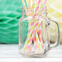 Colourful Neon Stripe Party Straws, thumbnail 6 of 10