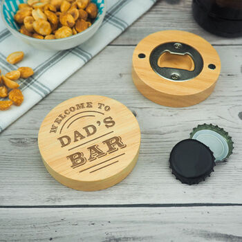 Personalised Magnet Bottle Opener For Dad, 7 of 7