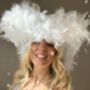 Bride To Be Feather Boa Cowboy Hat, thumbnail 3 of 7