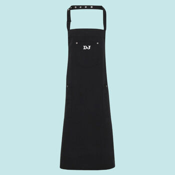Personalised Initals Chino Pocket Apron, 4 of 6