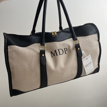 Personalised Large Holdall Duffle Bag, 2 of 6