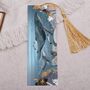 Whale Bookmark With Coloured Tassel, thumbnail 1 of 3