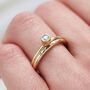 9ct Gold Diamond Engagement Ring, thumbnail 8 of 10