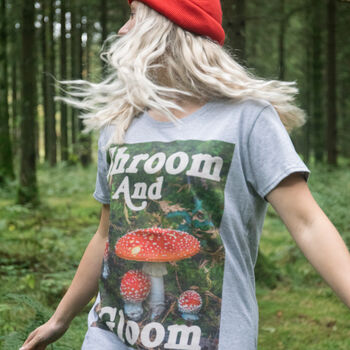 Shroom And Gloom Women's Slogan T Shirt, 3 of 6