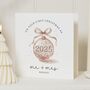 Personalised First Christmas As Mr And Mrs Card, thumbnail 1 of 7