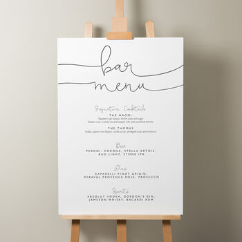 Whimsical Wedding Guest Book Sign 'Naomi', 7 of 9