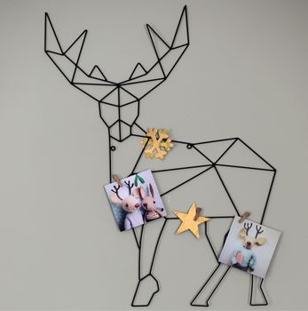 Metal Reindeer Card Holder, 4 of 5