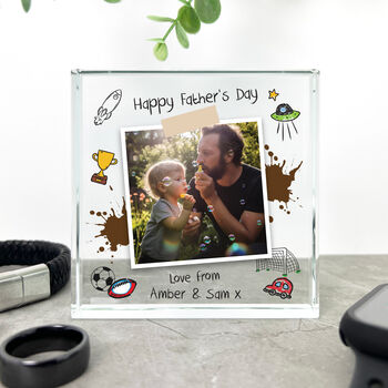 Personalised 'Our Adventures' From The Kids/Grandkids Crystal Token, 3 of 6