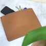 Personalised Leather Clutch Bag, thumbnail 3 of 6