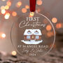 Our First Christmas In New Home Personalised Bauble, thumbnail 1 of 7