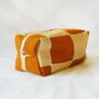 Tilly Make Up Bag Terracotta And Beige, thumbnail 2 of 2