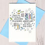 Personalised An Amazing Teaching Assistant Card, thumbnail 2 of 2
