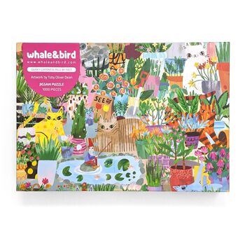 1000 Piece Cat's In The Garden Jigsaw Puzzle, 5 of 6