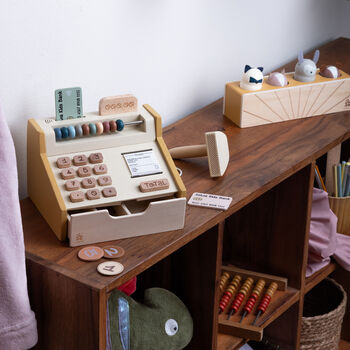 Wooden Toy Cash Register, 3 of 3