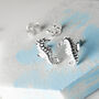 Seahorse Sterling Silver Detailed Studs, thumbnail 1 of 8