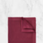 Handmade 100% Polyester Knitted Tie In Burgundy Red, thumbnail 3 of 9