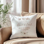 Diamond Wedding Anniversary Cushion, thumbnail 2 of 9