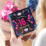 Floral 16th Birthday Age Card Sent Direct, thumbnail 1 of 3